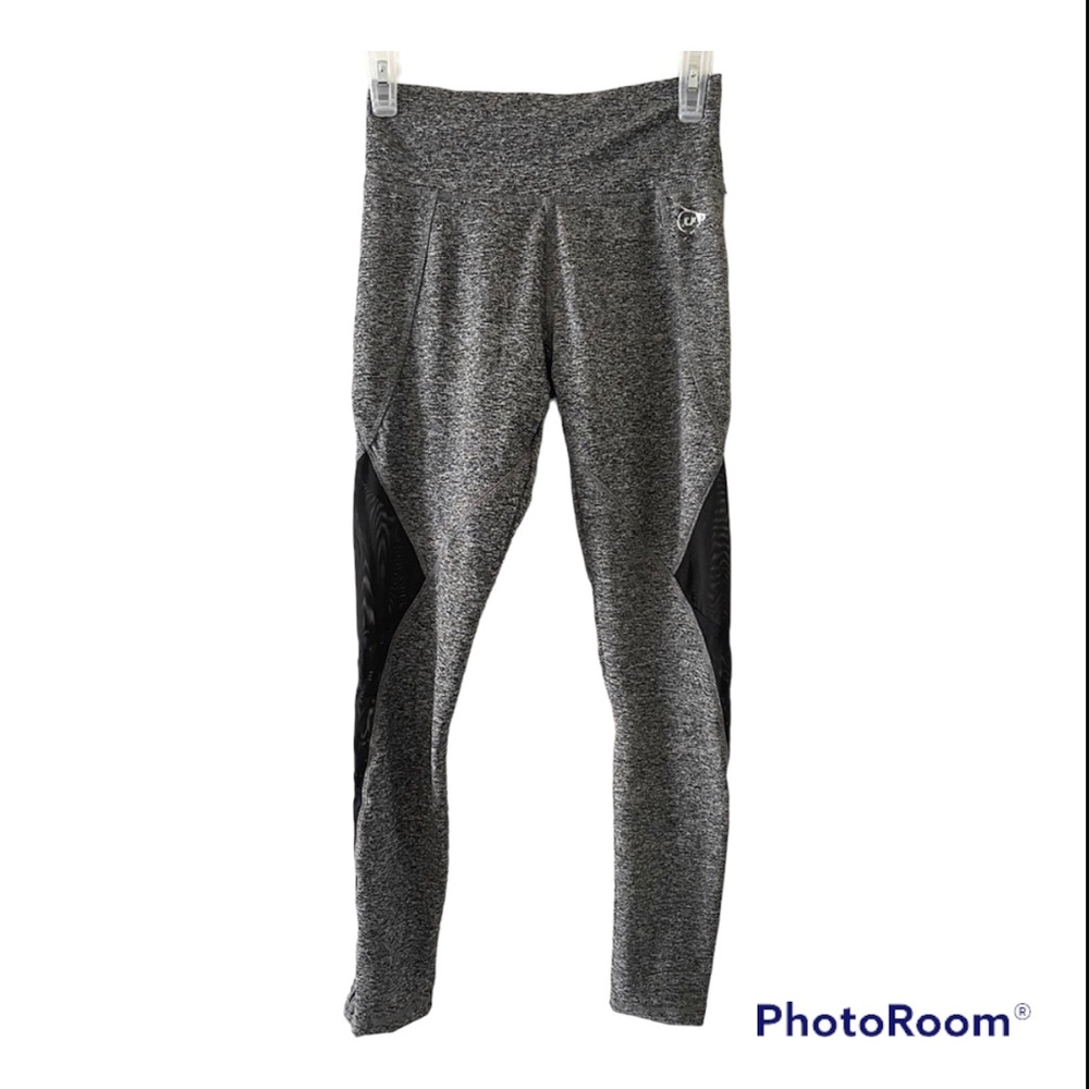 Dunlop Sport Grey and Black Perfomance Leggings